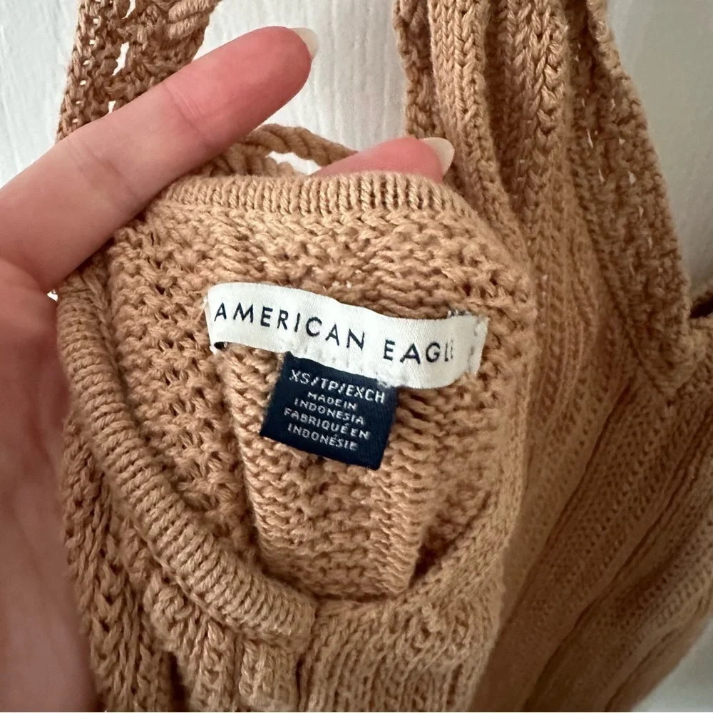 Tan Knit Dress - Picture 6 of 7